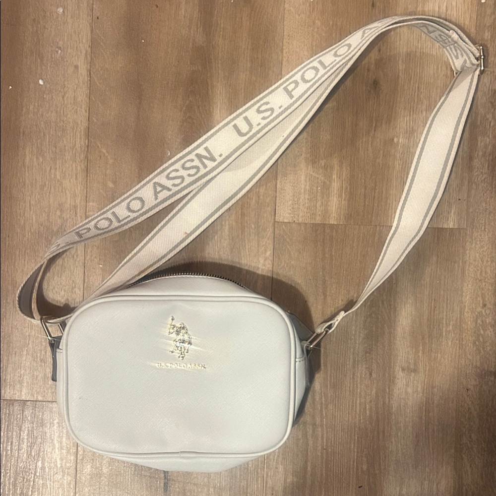 U.S. Polo Assn. Cream Crossbody Bag